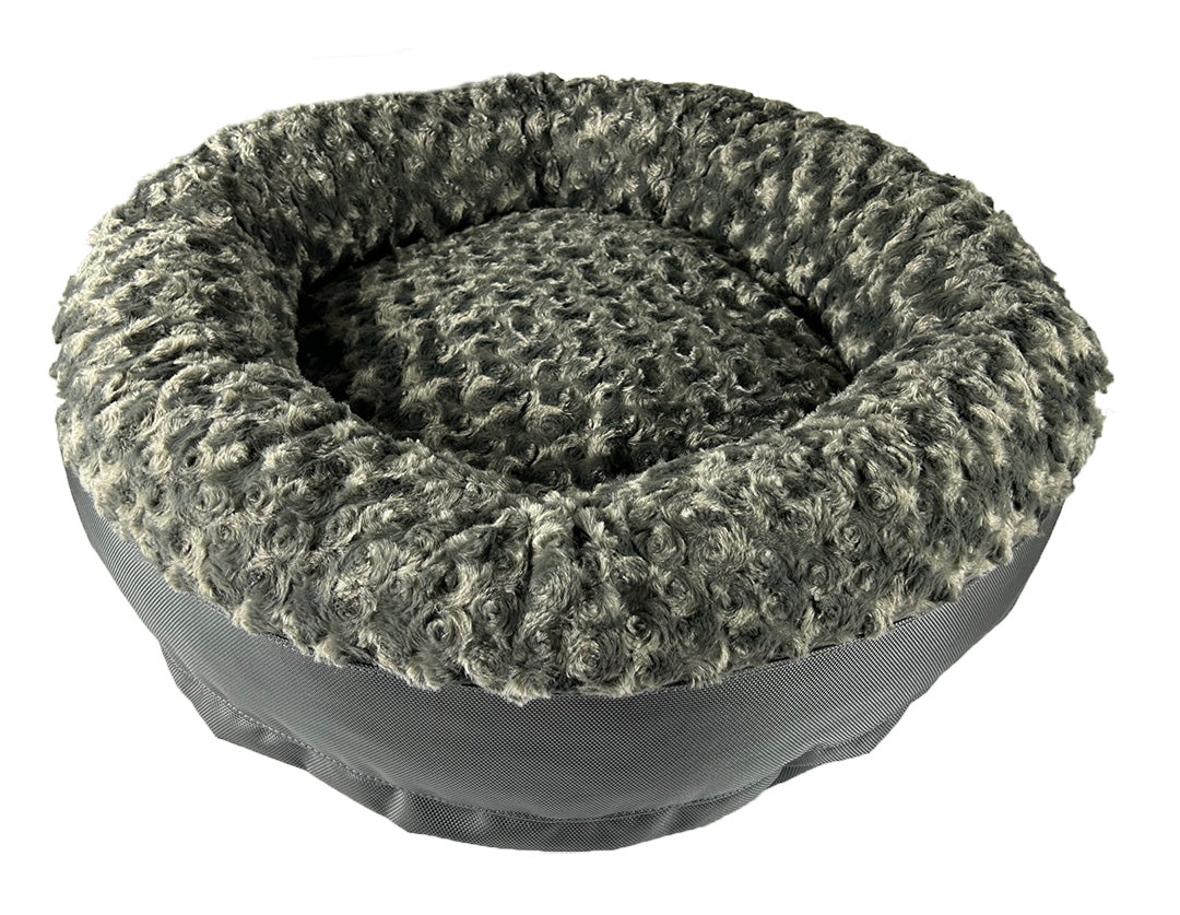 Dog Bed Round Bolster Furvana Soft 13 Lbs ๐๏ธ