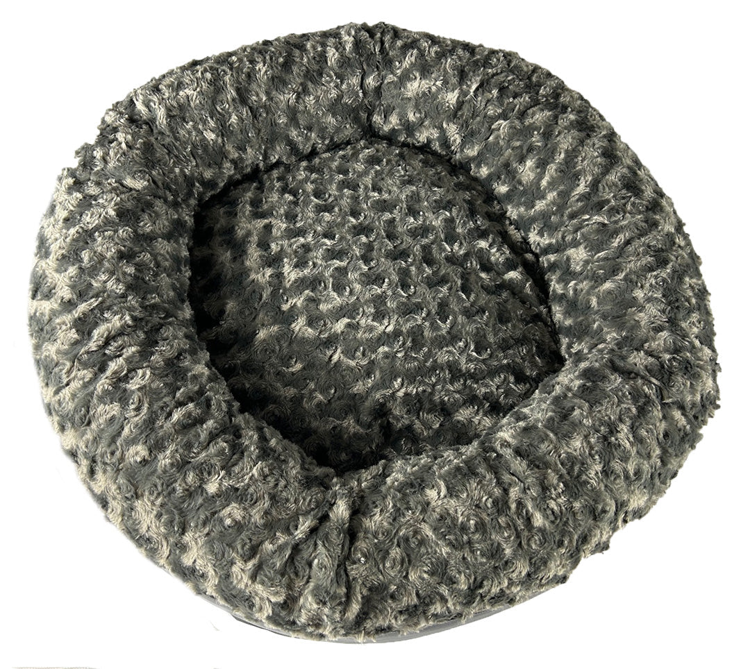 Dog Bed Round Bolster Furvana Soft 13 Lbs ๐๏ธ