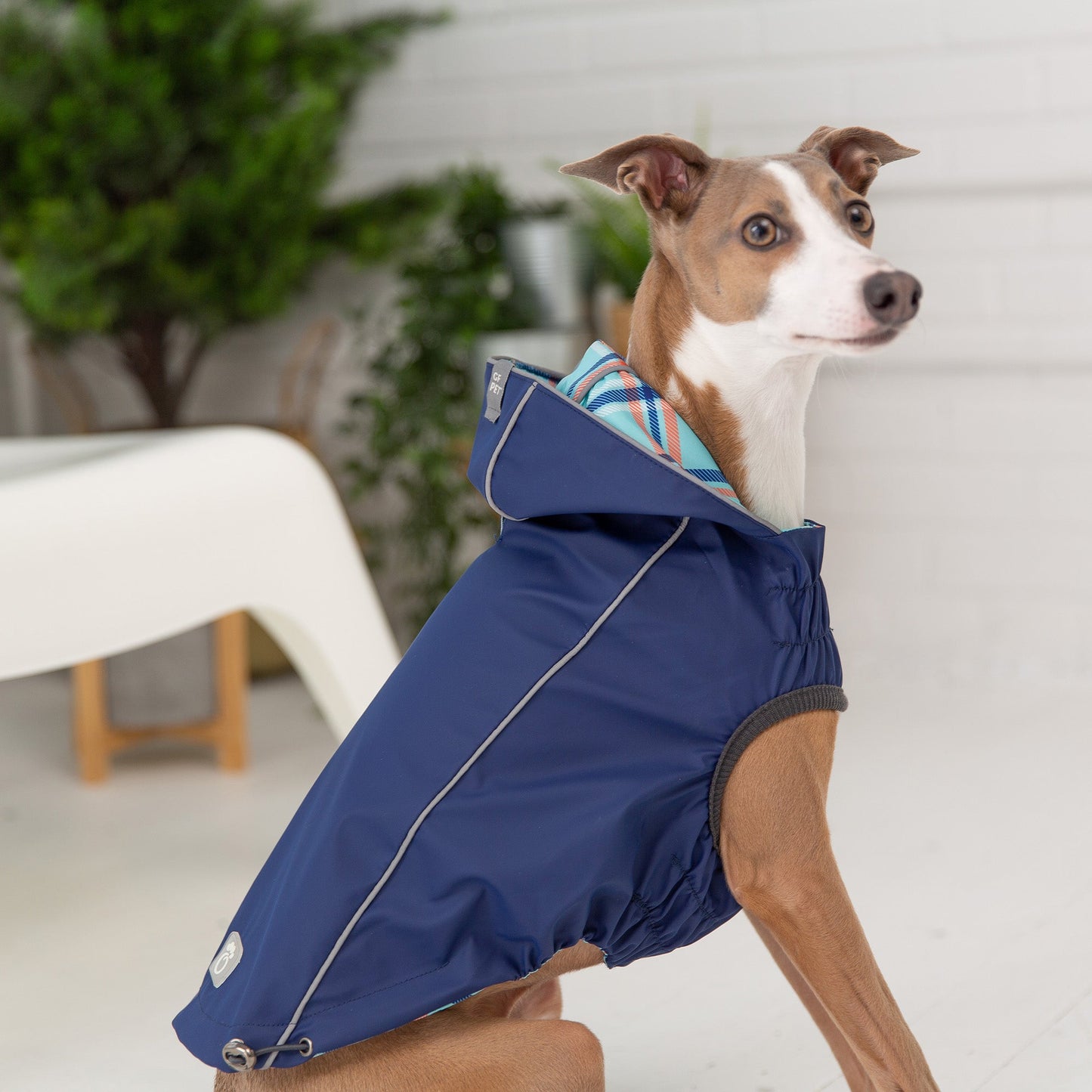 Reversible Elasto-Fit Raincoat Navy 🌧️