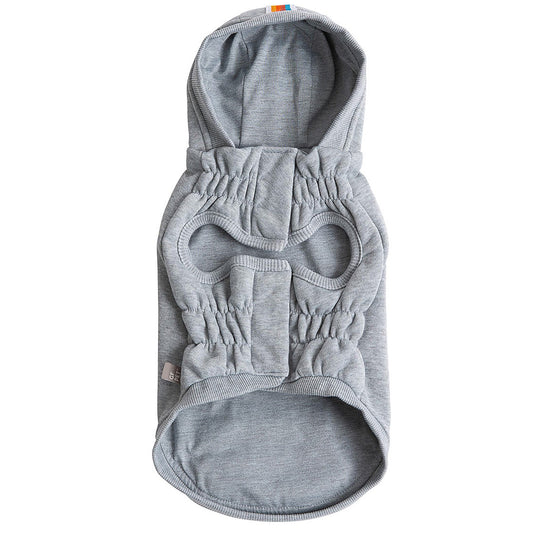 Urban Hoodie Heather Grey Dog Hoodies Premium Pet Supply - detail view