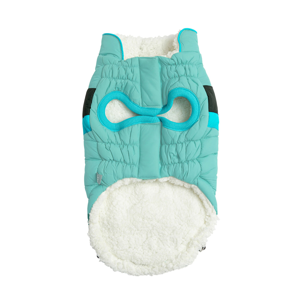 Alpine Puffer - Light Aqua - lifestyle view | Pet Supplies at Purrfect Pet Kingdom