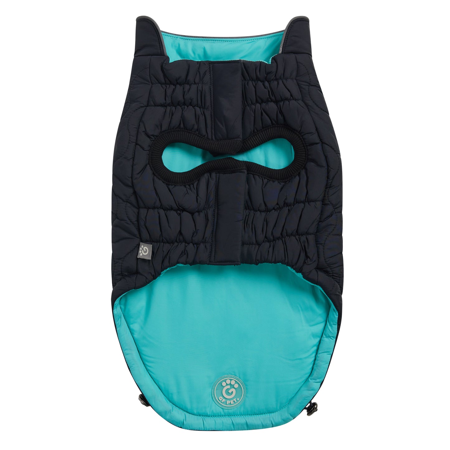 Reversible Chalet Jacket - Black/Aqua ๐