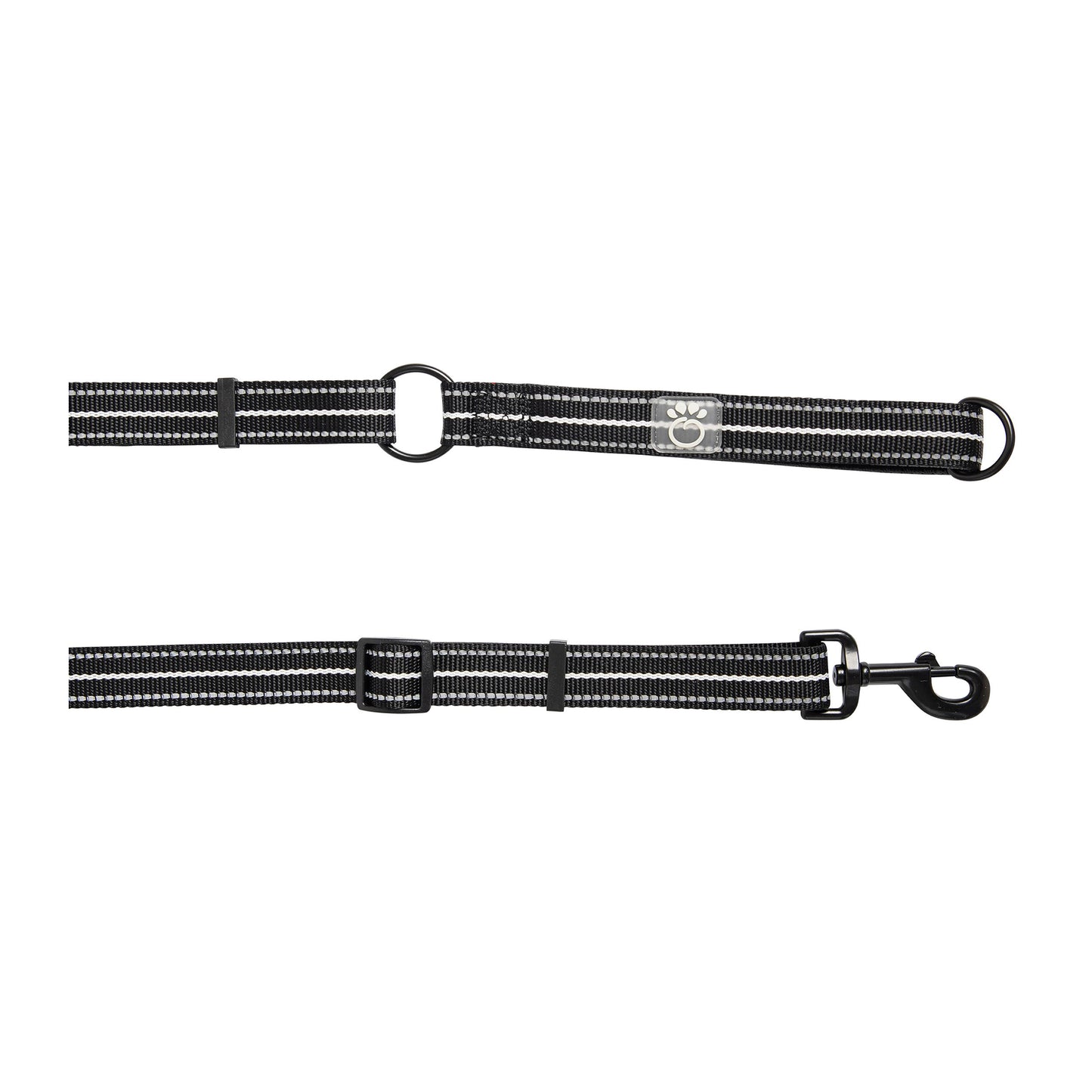 Reflective Leash - EEZY - 6 - Black - GF Pet.us