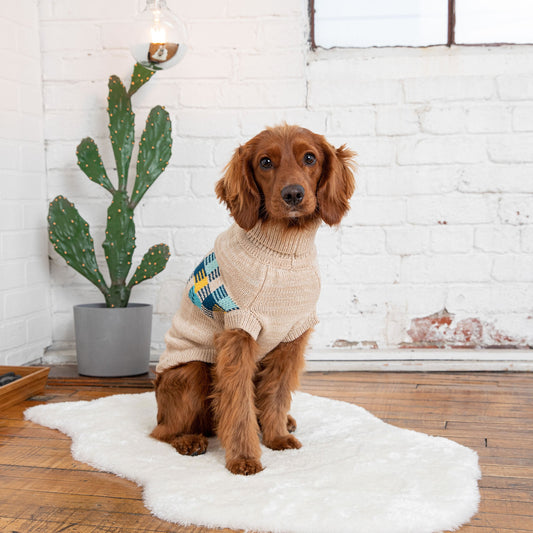 Winter Sailor Sweater Oatmeal Mix Dog Apparel Premium Pet
