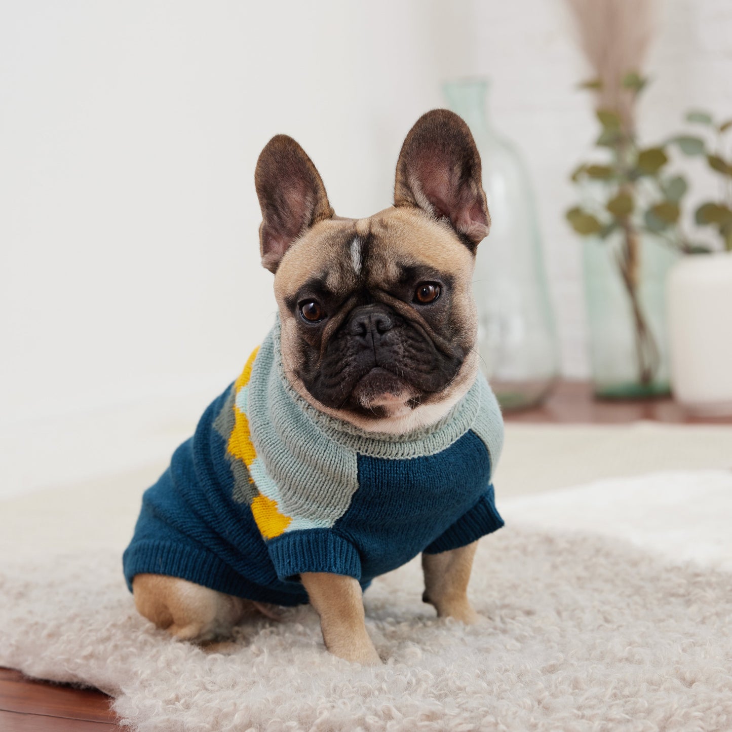 Fireside Sweater - Teal - GF Pet.us