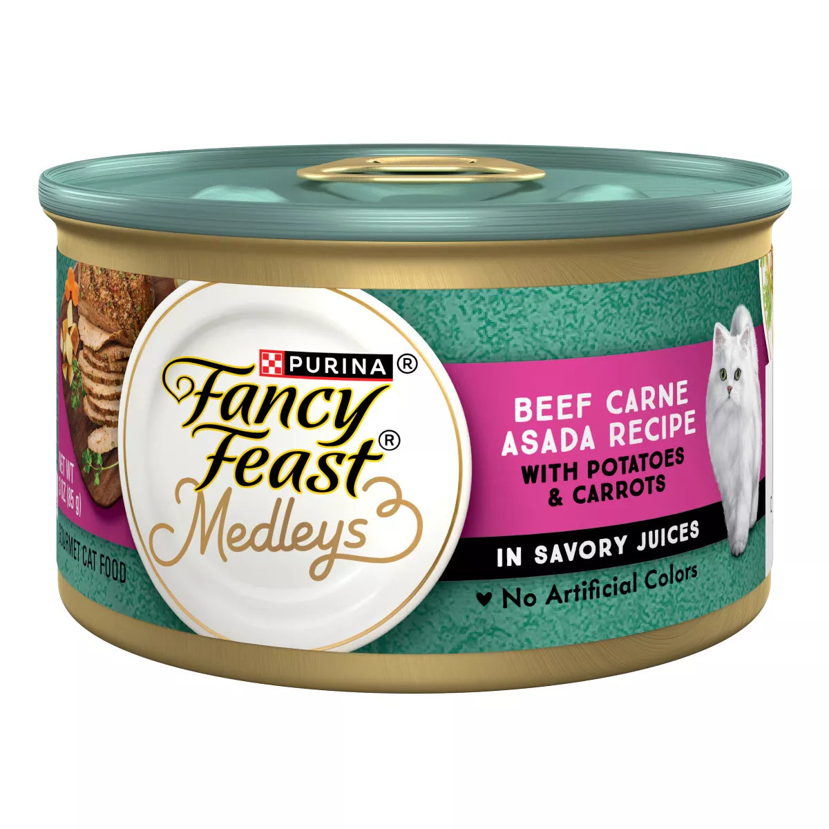Fancy Feast Medleys Carne Asada (3oz) - Fancy Feast Wet Cat Food - The Family Pet