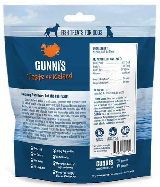 Gunni's Salmon Wafers Dog Treats (5oz)