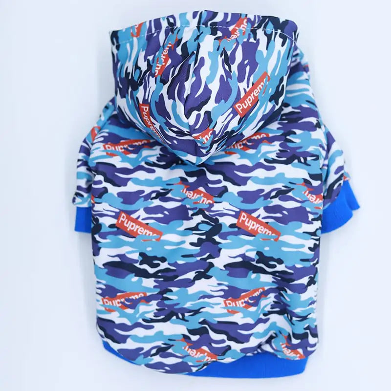 Purrfect Pet Kingdom Camouflage Pet Hoodie for Warm Cozy Style