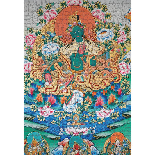 Green Tara 1000 Piece Jigsaw Puzzle Pomegranate