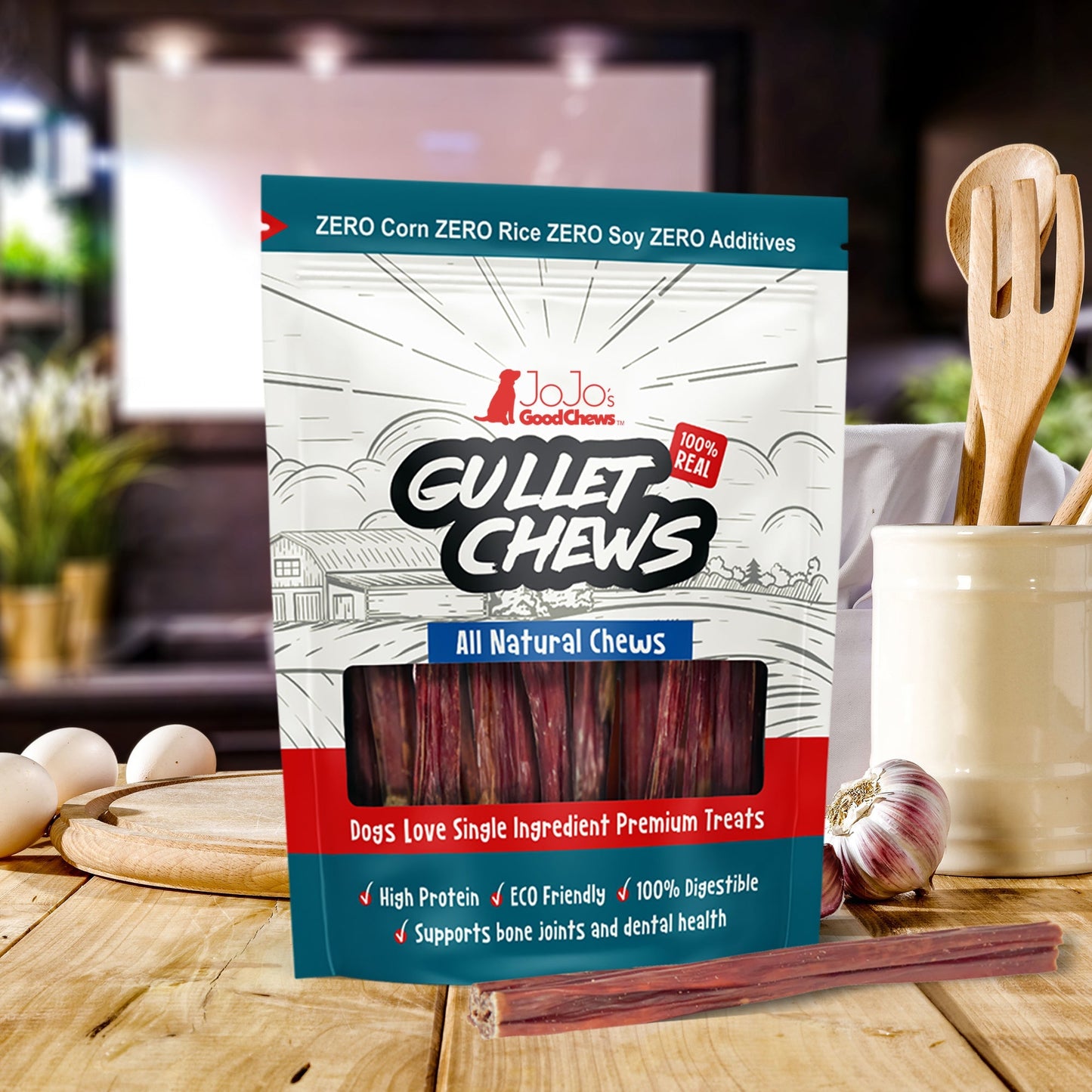 Beef Gullet Sticks 6 Inch Nutritious 5 Pack ๐ฆด