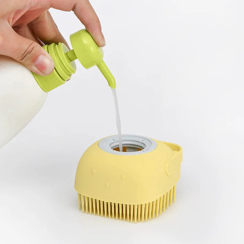Pet Grooming Brush Soft Silicone Dogs Cats Massage 🧤
