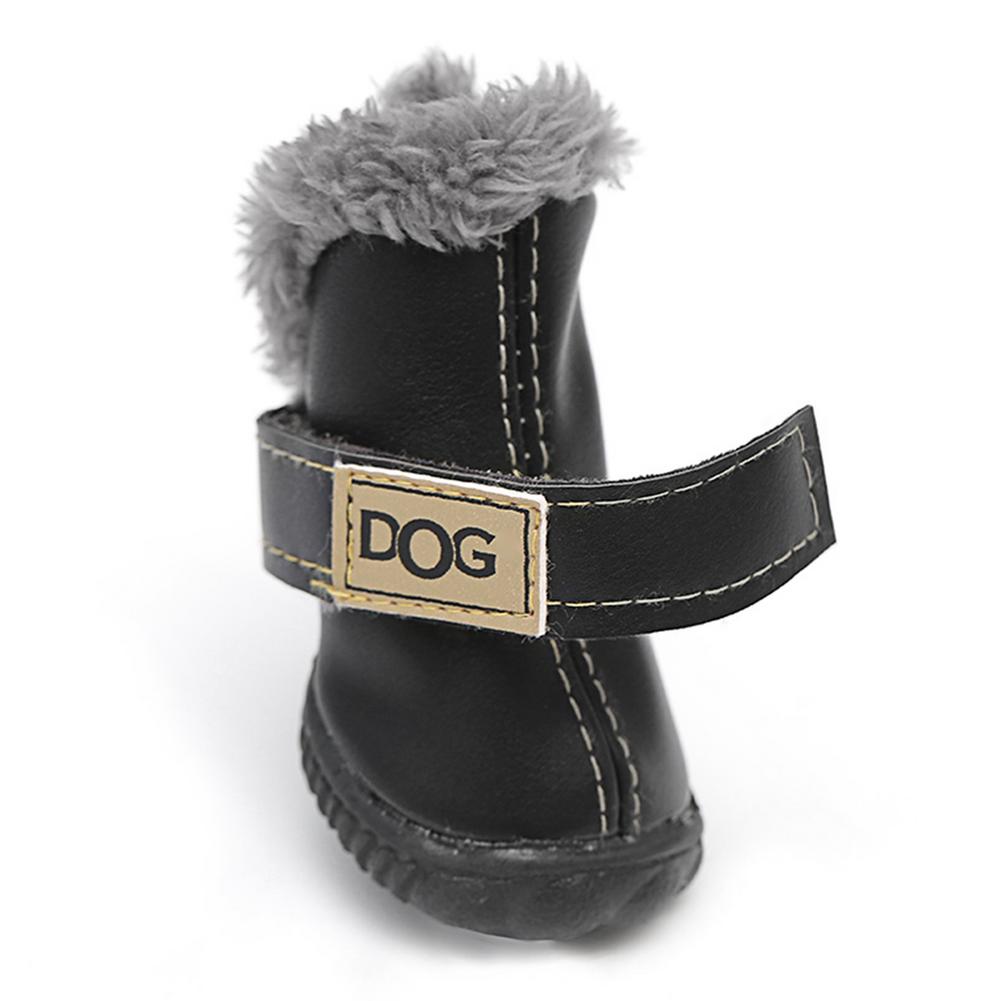 Dog Snow Boots Waterproof Fleece Lined Warm Winter 🥾