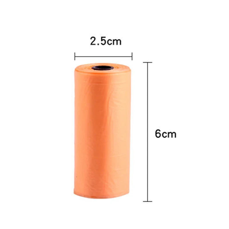 15 Bags Per Roll PE Dog Poop Bags Paw Print Pets Dogs Accessories for Dogs Cats Mascotas Products bolsas caca perro undefined - Purrfect Pet Kingdom
