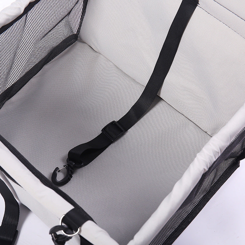 Dog Carrier Basket Safety Mesh Travel Pet Transport 🧺