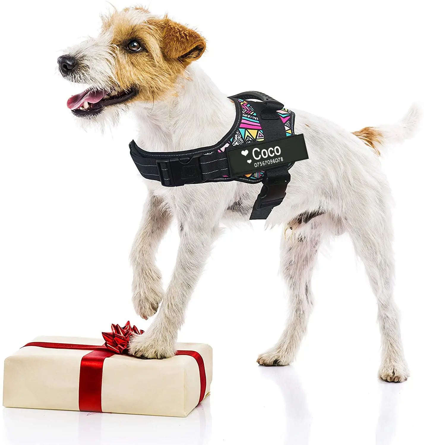 🦮 Professional Service Dog Harness - Custom ID Vest with Reflective Safety Design