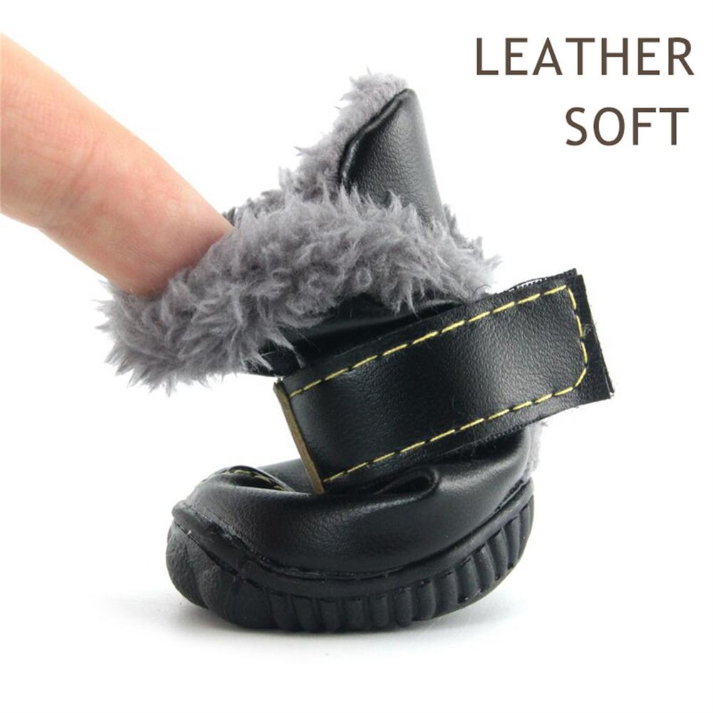 Dog Snow Boots Waterproof Fleece Lined Warm Winter 🥾