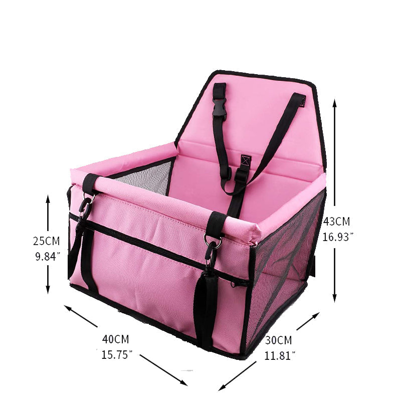 Dog Carrier Basket Safety Mesh Travel Pet Transport 🧺