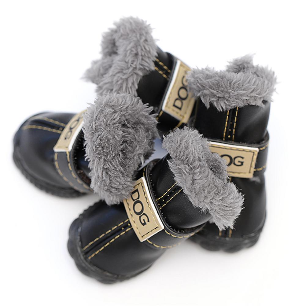Dog Snow Boots Waterproof Fleece Lined Warm Winter 🥾