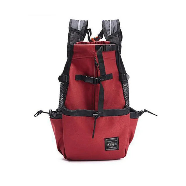 Hiking Pet Dog Carrier Travel Backpack Outdoor Ventilation Outdoor Sport Mesh - Pet carrier - THRIXINE