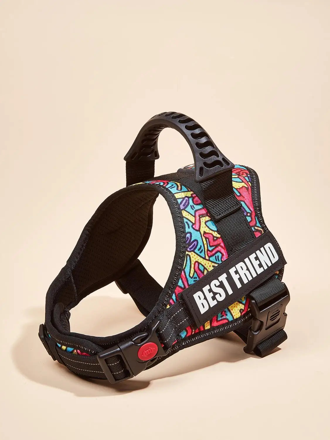 🦮 Professional Service Dog Harness - Custom ID Vest with Reflective Safety Design