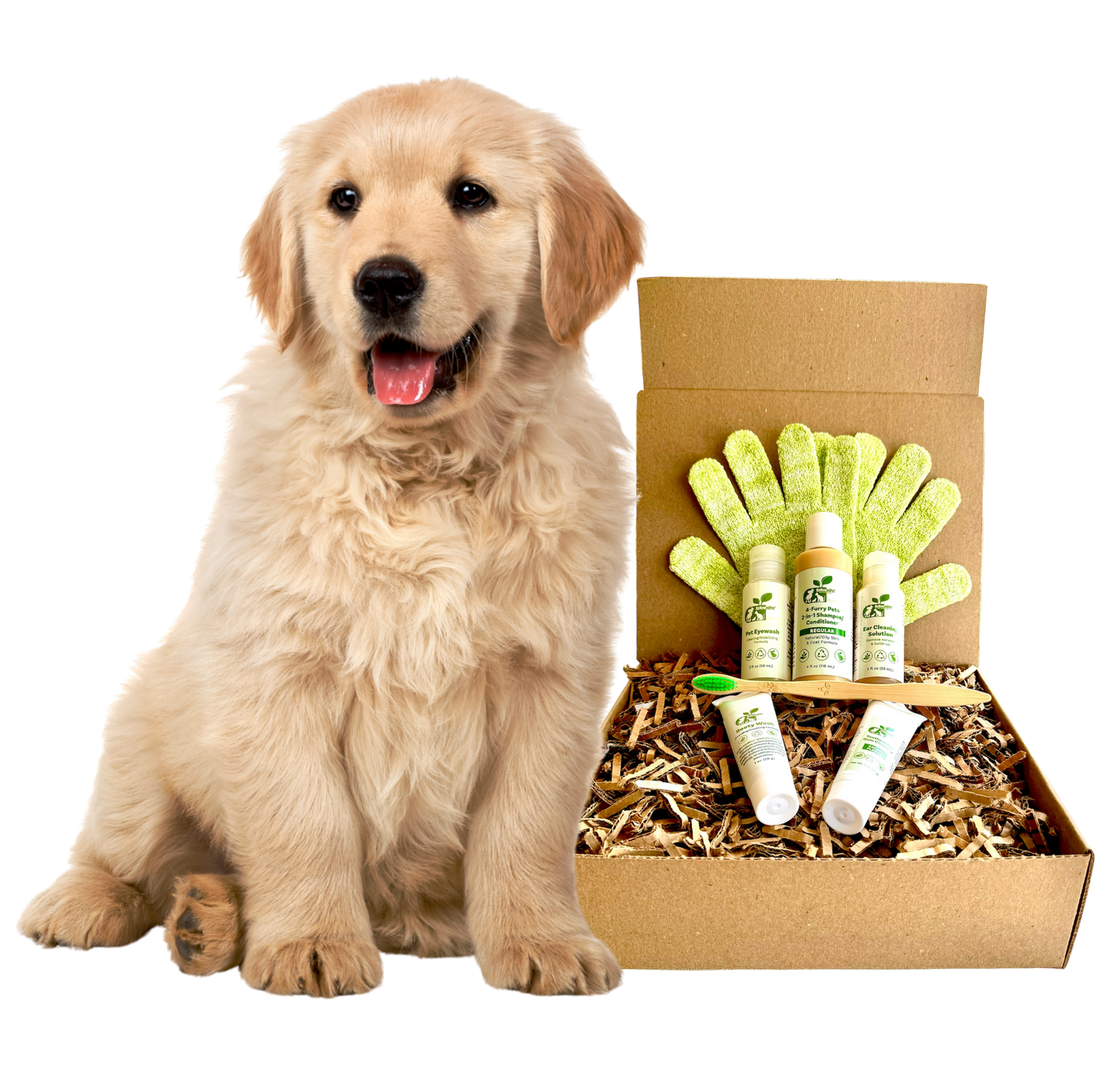 4 - FURRY DOGS *RESTORATIVE GROOMING KIT - 4 Furry Friends - ReNewedPet