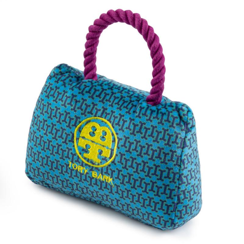 Tory Bark Handbag Plush Squeak Dog Toy