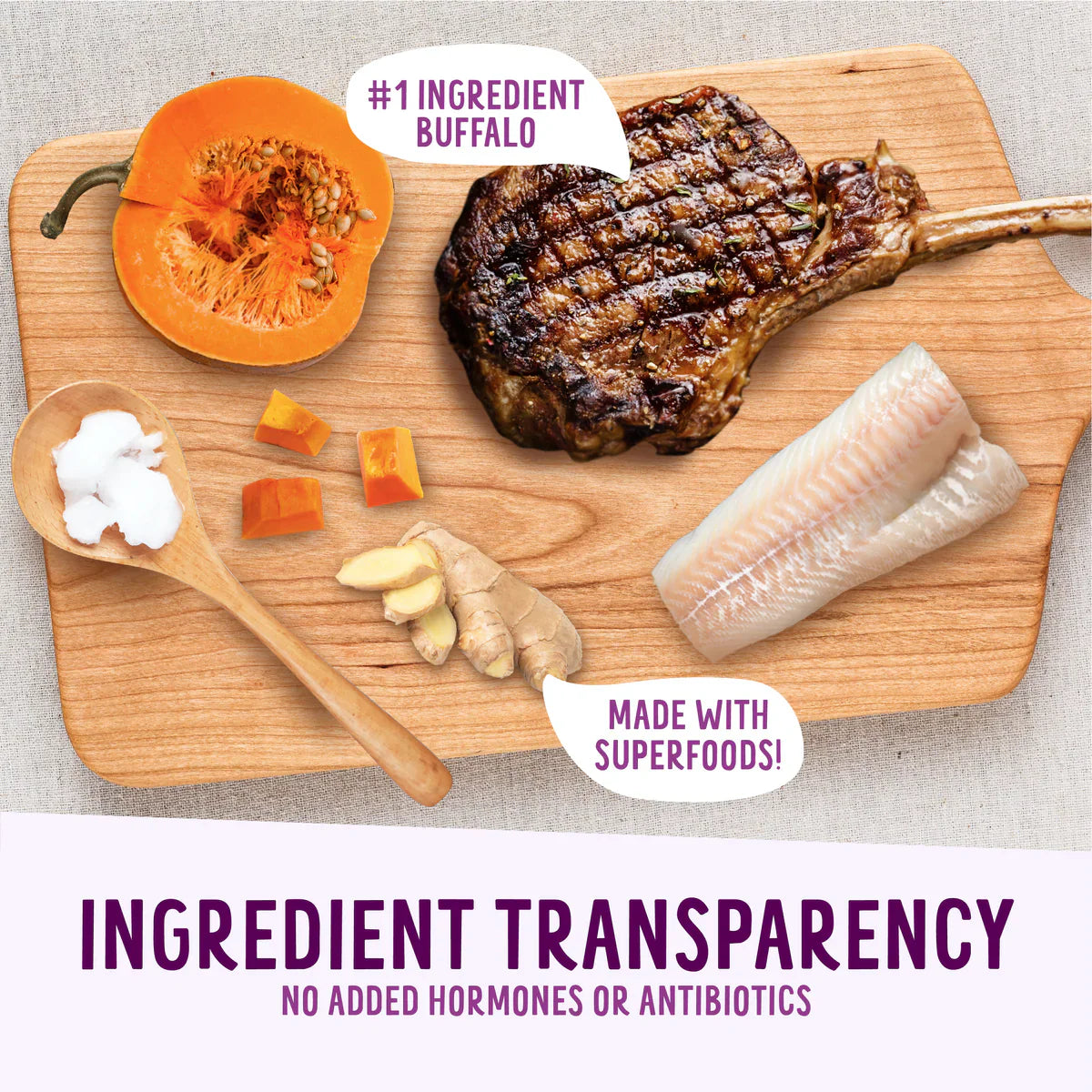 Health Extension Crunchy Heart Shaped Buffalo Dog Treats (12oz) - Dog Treats - The Family Pet