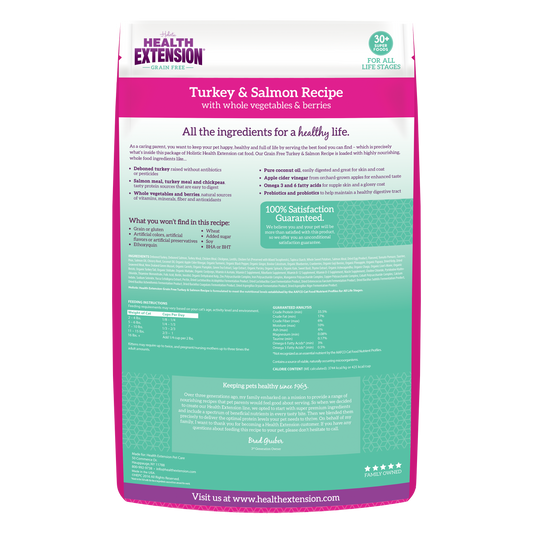 Grain Free Turkey & Salmon Recipe