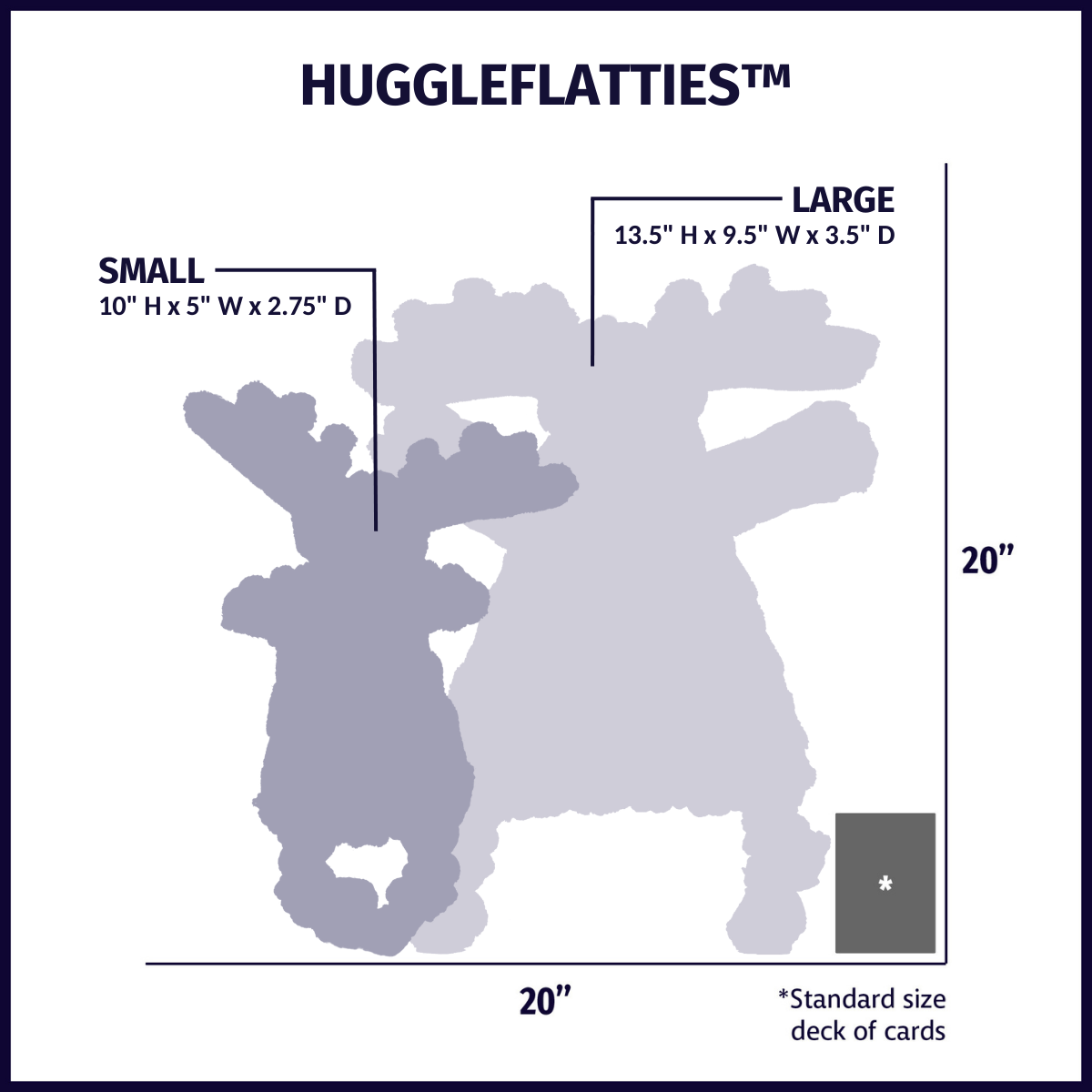 Dog Toy Morris Moose HuggleFlatties Durable Plush Toy Essent - gallery product image for dog toy