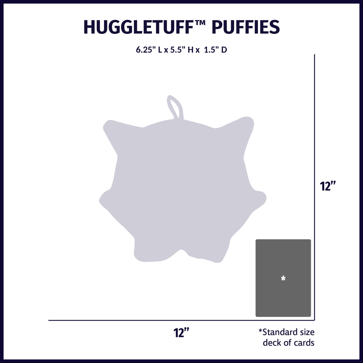 Dog Toy HuggleTuff Puffies Woodland Friends Plush Toys Pack - gallery product image for dog toy