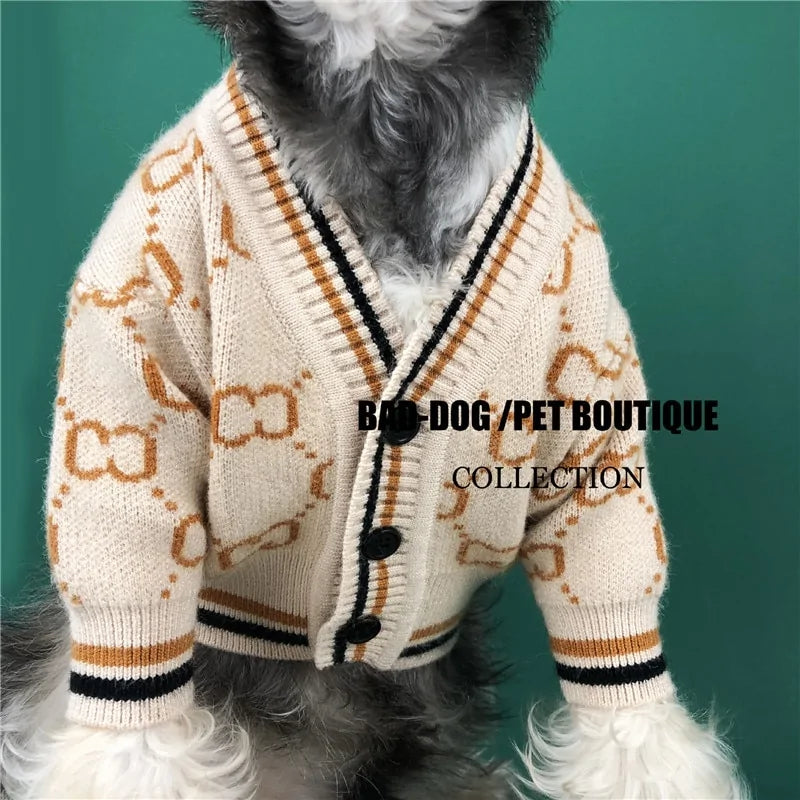 Dog Winter Knit Sweater Petite Pooch Warm 🧶