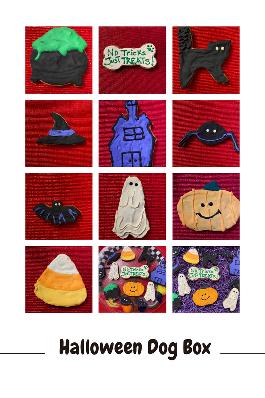 Halloween Organic Dog Cookie Box