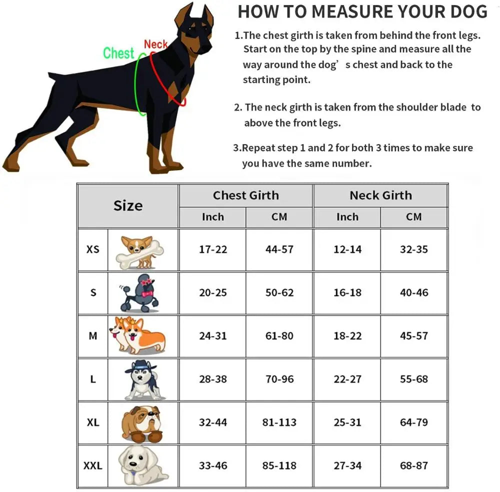 🦮 Professional Service Dog Harness - Custom ID Vest with Reflective Safety Design