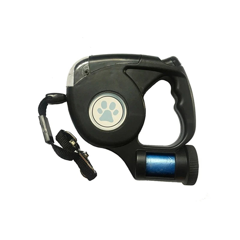 GlowGuard: LED Leash & Poop Bag Combo for Pets - THRIXINE