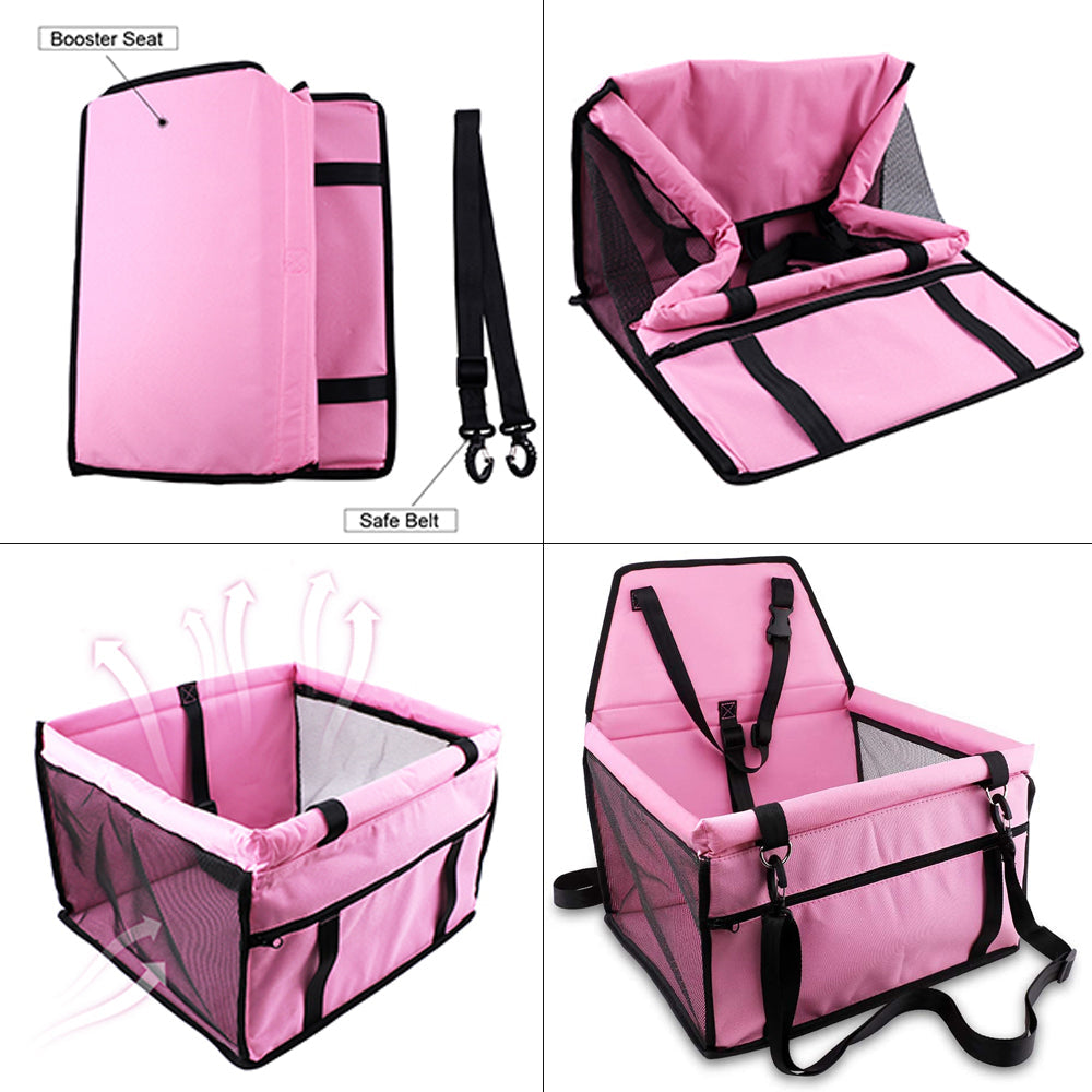 Dog Carrier Basket Safety Mesh Travel Pet Transport 🧺