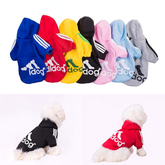 Adidog Hoodie | Medium to Large Dogs - Purrfect Pet Kingdom