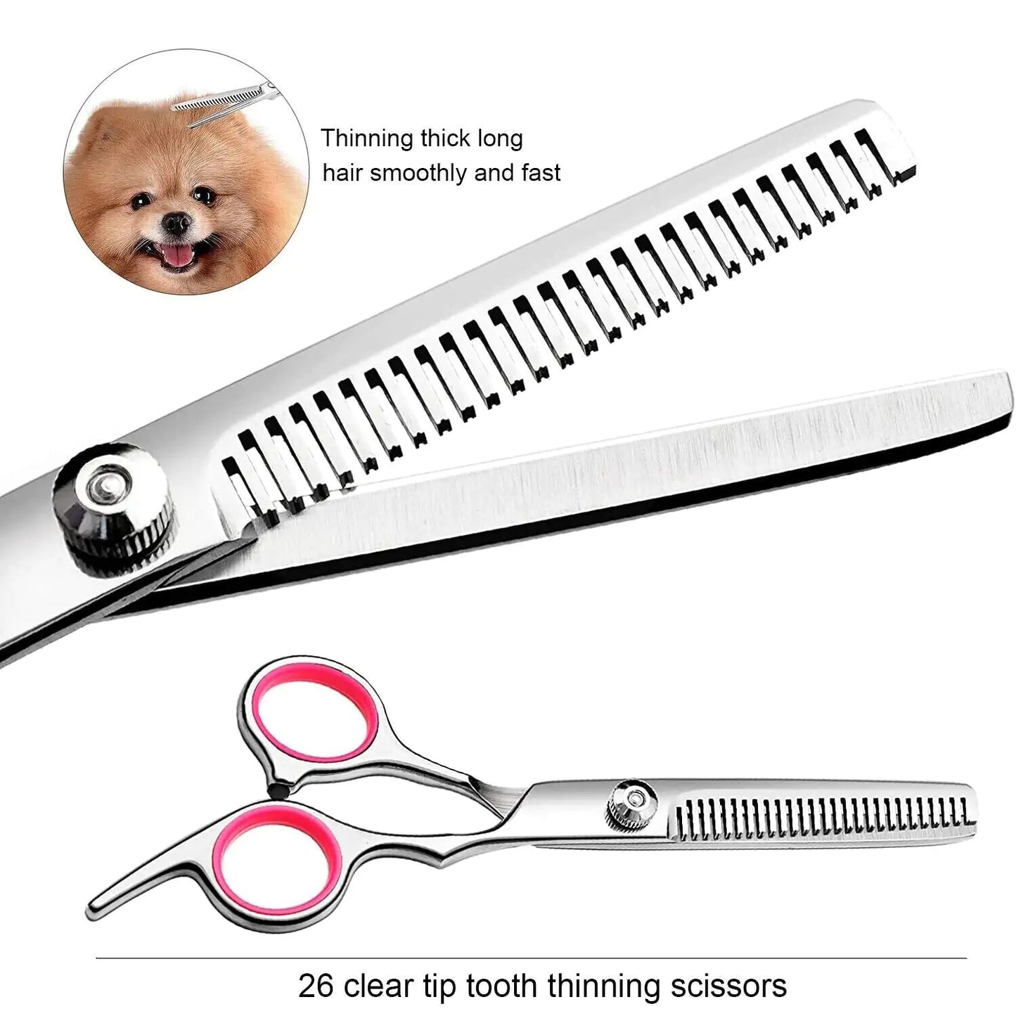 Dog Grooming Scissors Professional Kit Stainless Steel ✂️