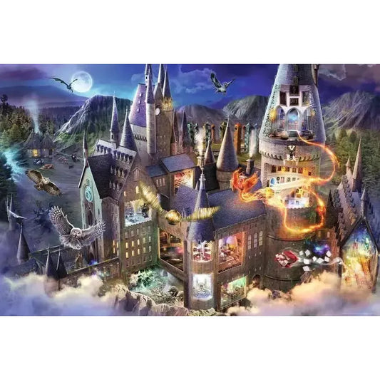 Hogwarts Castle Cutaway 3000 Piece Jigsaw Puzzle Ravensburger