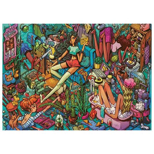 Homely Housemates 1000 Piece Jigsaw Puzzle Heye