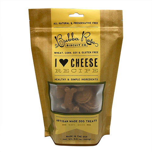Dog Treats: I Heart Cheese Biscuit Bag for Royal Dog Rewards - premium dog treat from Purrfect Pet Kingdom
