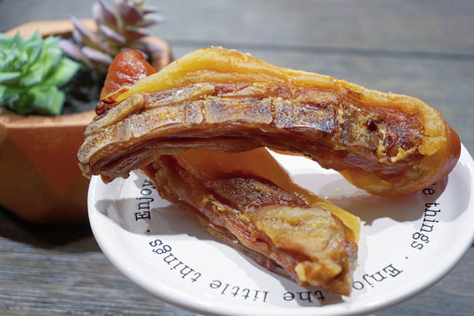 Naked Beasts Roasted Pork Tail Dog Chews for Dental Hygiene