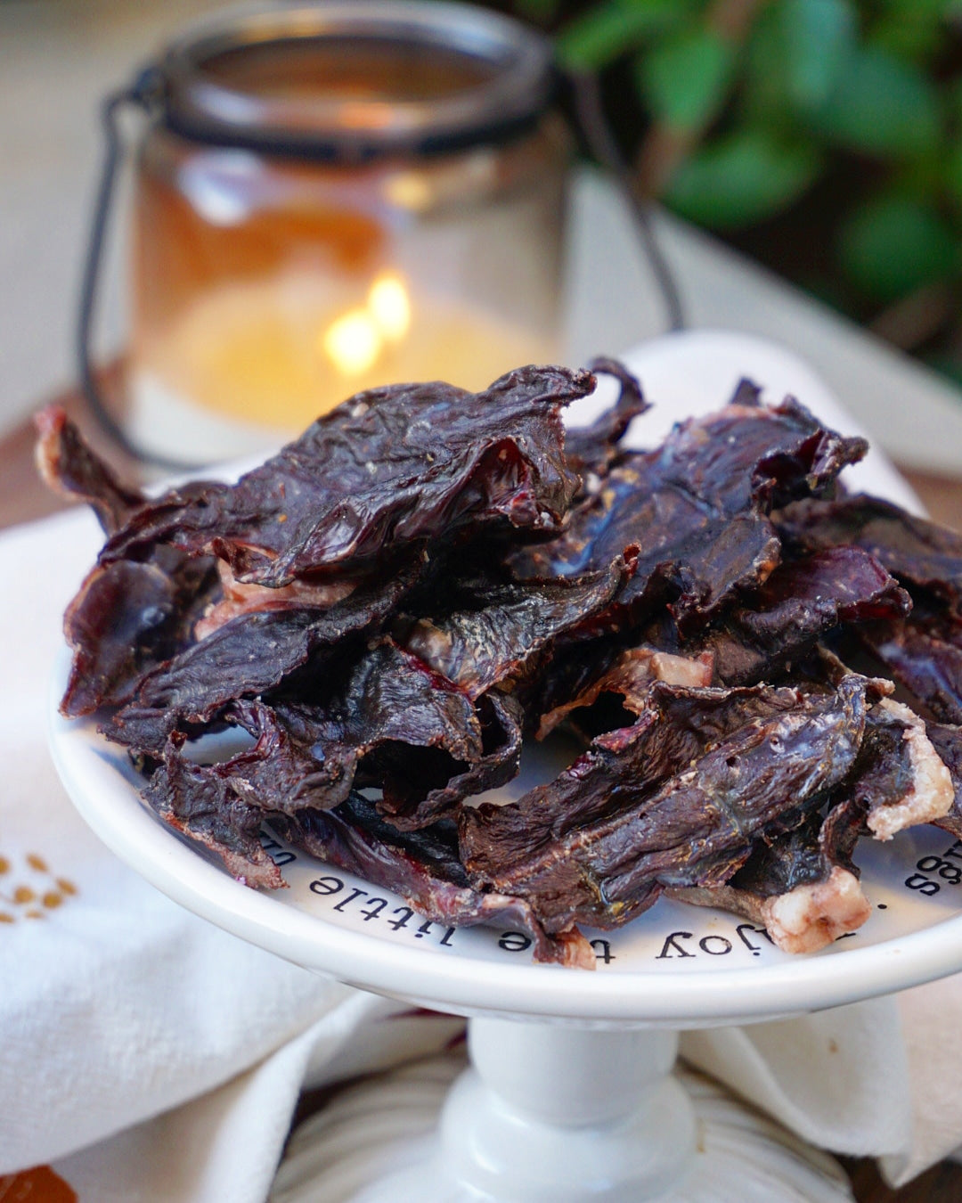 Naked Beasts Premium Beef Heart Thin Cut Dog Treats - 60g