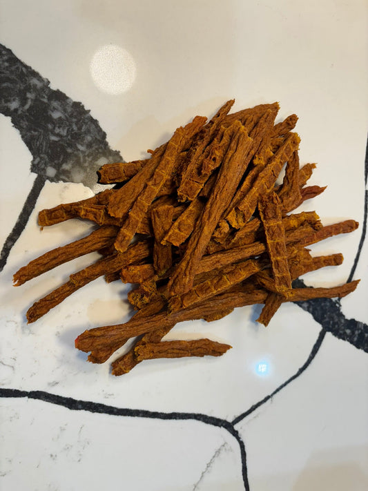 Turkey & Pumpkin Jerky for Dogs | Organic, Human-Grade, 2 Ingredients