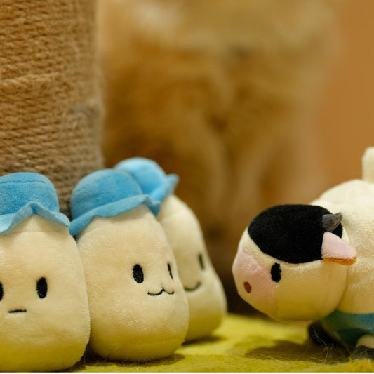 Milou & Lumi Milk Plush Chew Toy for Dogs & Cats –