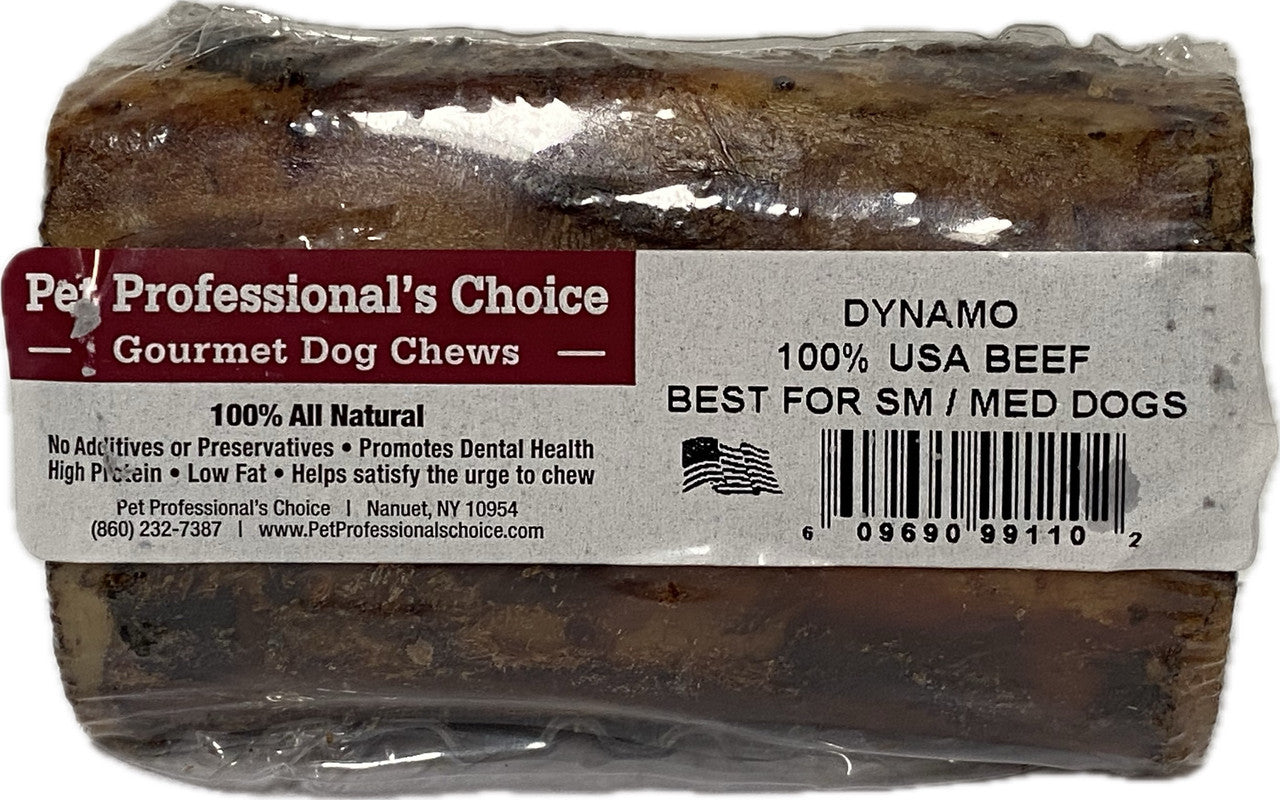Pet Professional's Choice USA Dynamo Beef Bone 4" - Pet Professional's Choice Dog Treats - The Family Pet