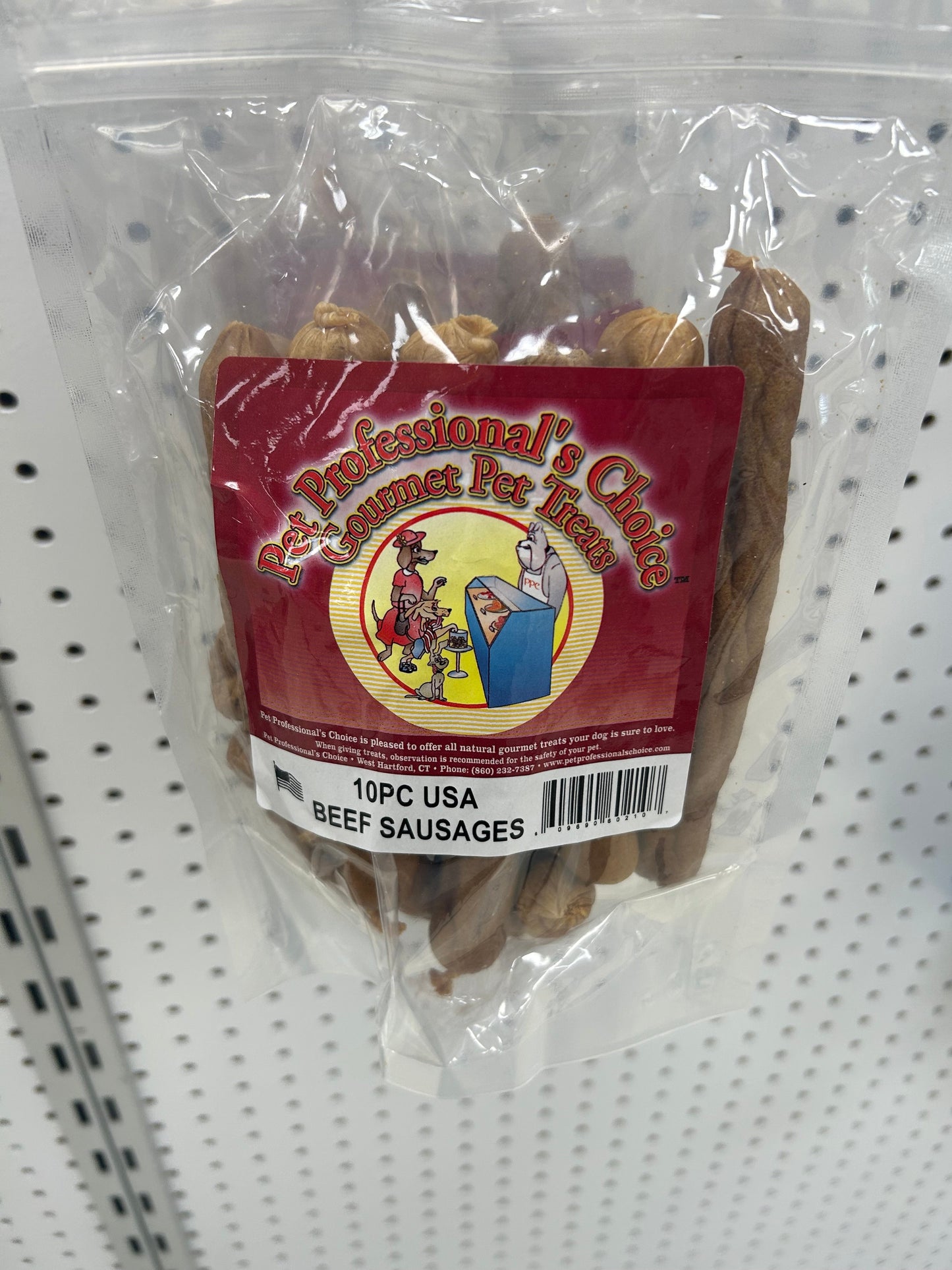 Pet Professional's Choice USA Beef Sausages 10pc - dog treats - The Family Pet