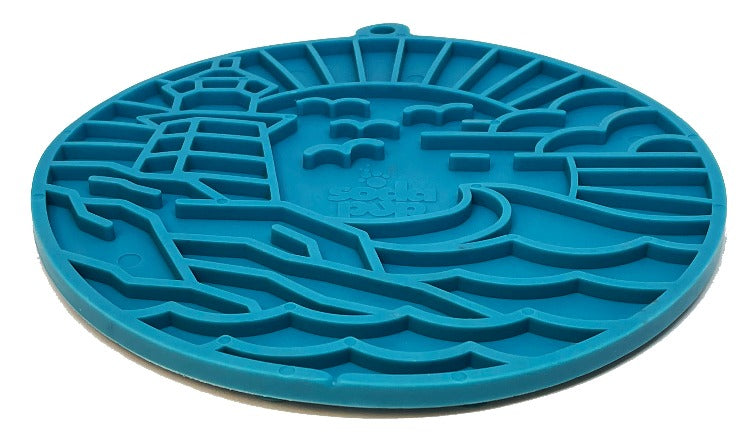 Lighthouse eMat - Enrichment Lick Mat For Dogs and Cats - With