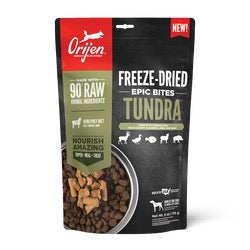 Orijen Tundra Epic Bites Freeze Dried Dog Food (6oz) - Freeze Dried Dog Food - The Family Pet