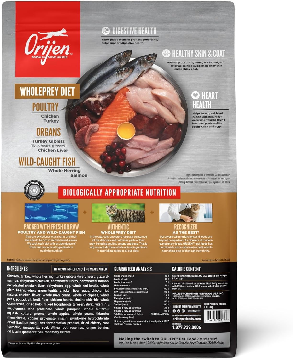 Orijen Original Cat Dry Cat Food - Dry Cat Food - The Family Pet