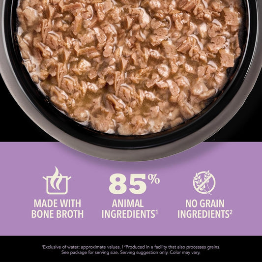Acana Grain Free Chunks in Broth Kitten Chicken & Salmon Wet Cat Food (3oz) - Acana Wet Cat Food - The Family Pet